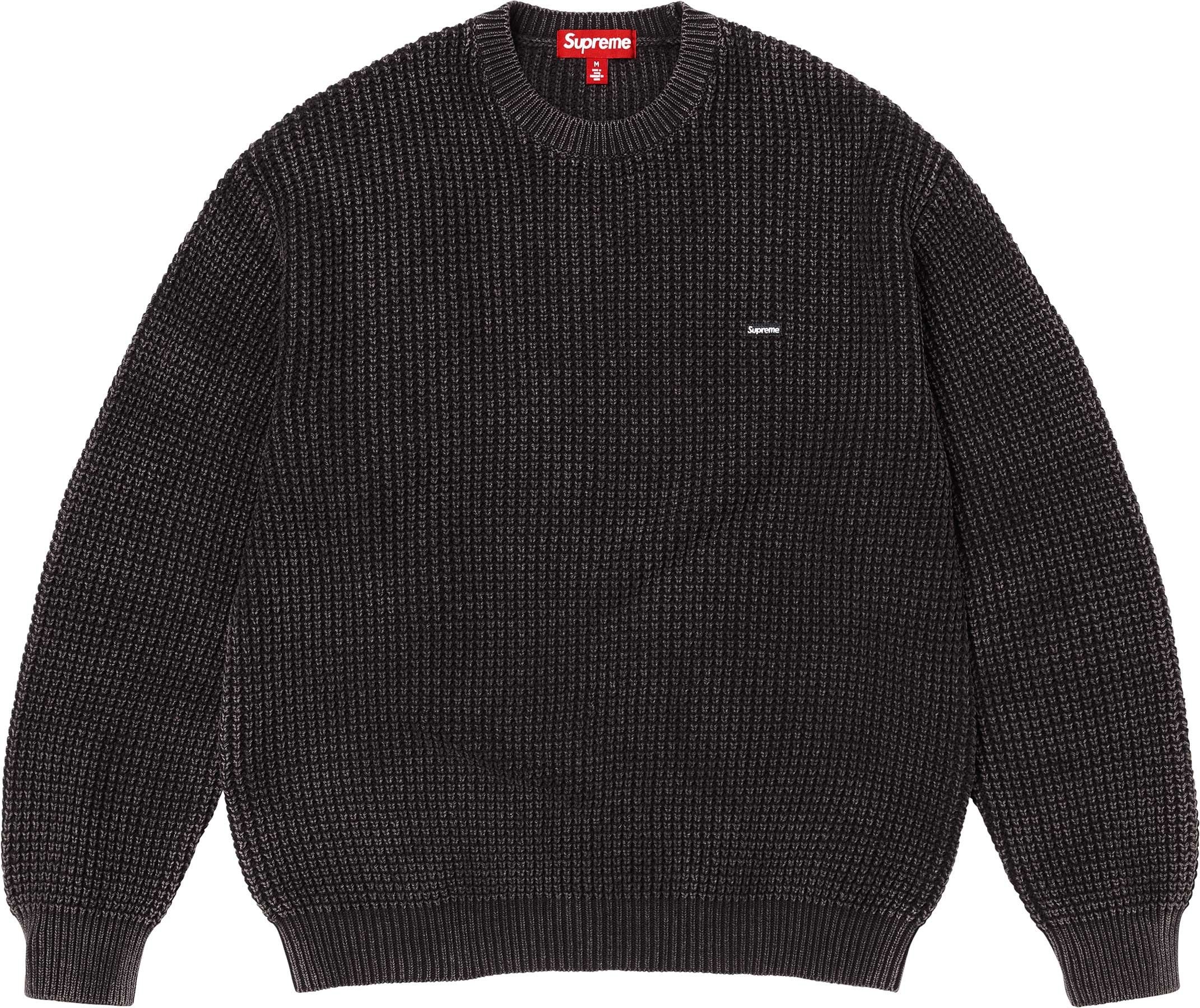 Washed Small Box Waffle Sweater view 8